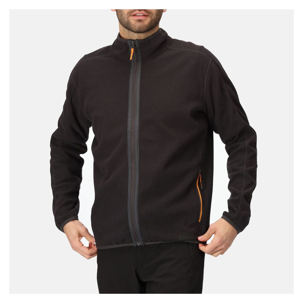 Charcoal Kinwood Full Zip Fleece main product photo