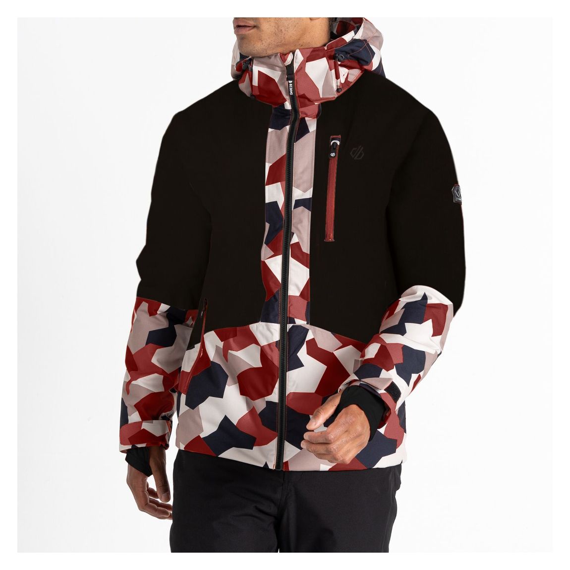 Red/Black Waterproof Edge Ski Jacket main product photo