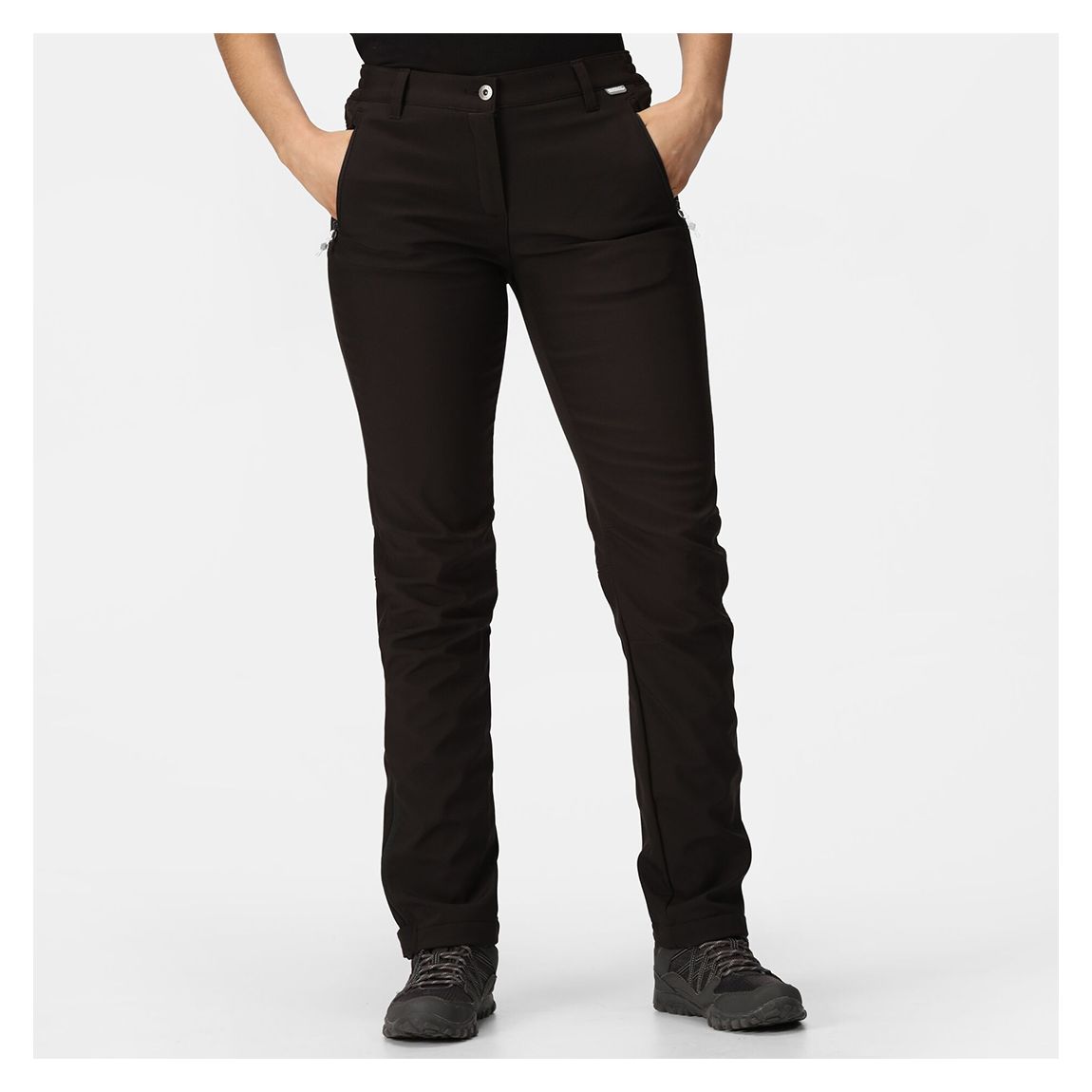 Black Geo II Softshell Walking Trousers main product photo