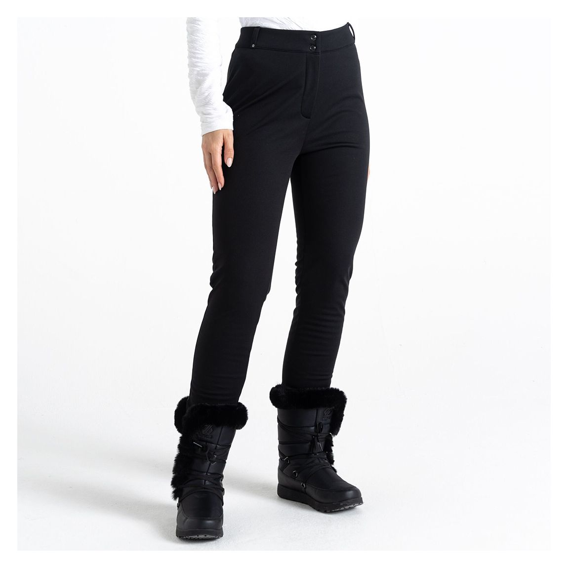 Black Sleek Waterproof Ski Trousers main product photo
