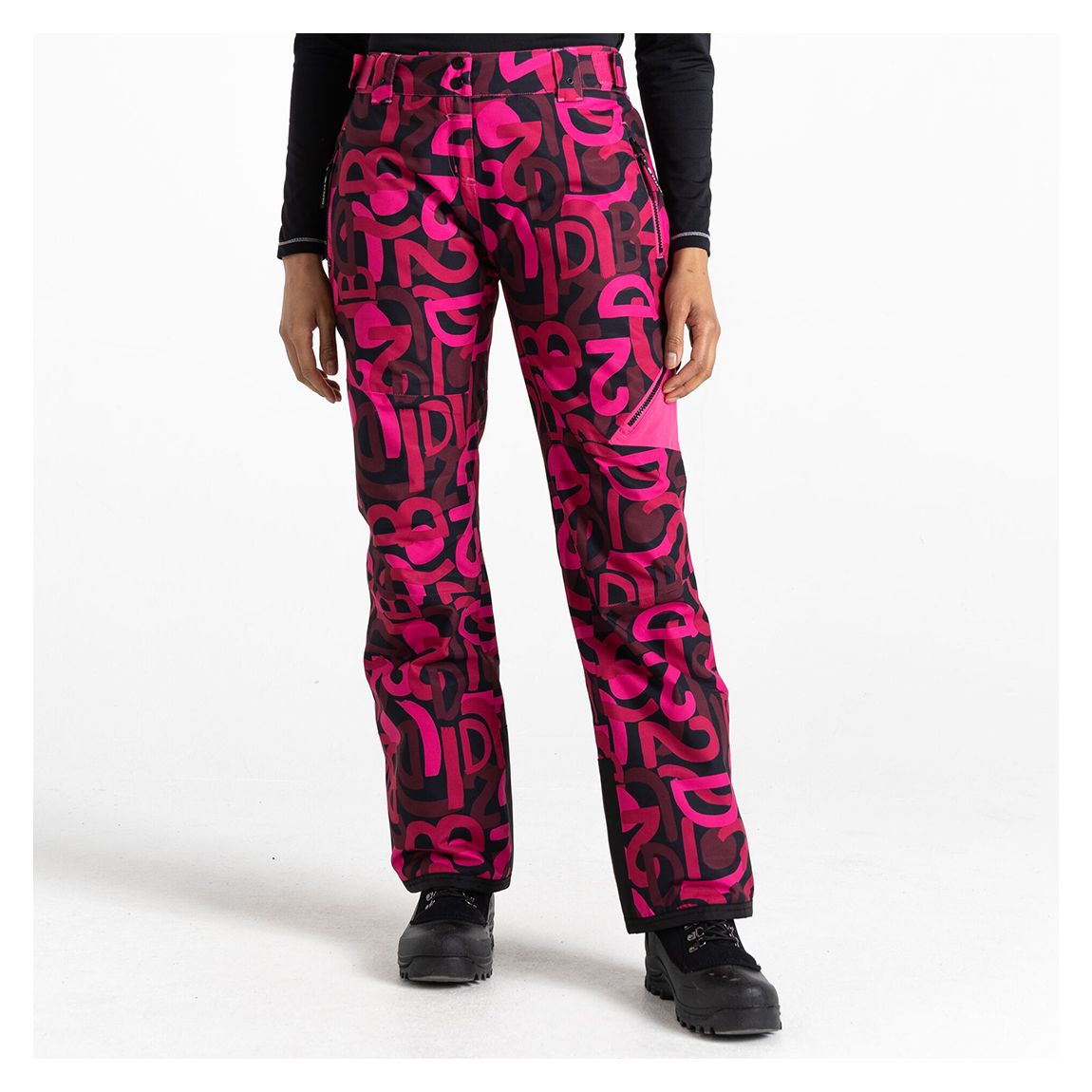Pink Graffiti Ice Waterproof Ski Trousers main product photo