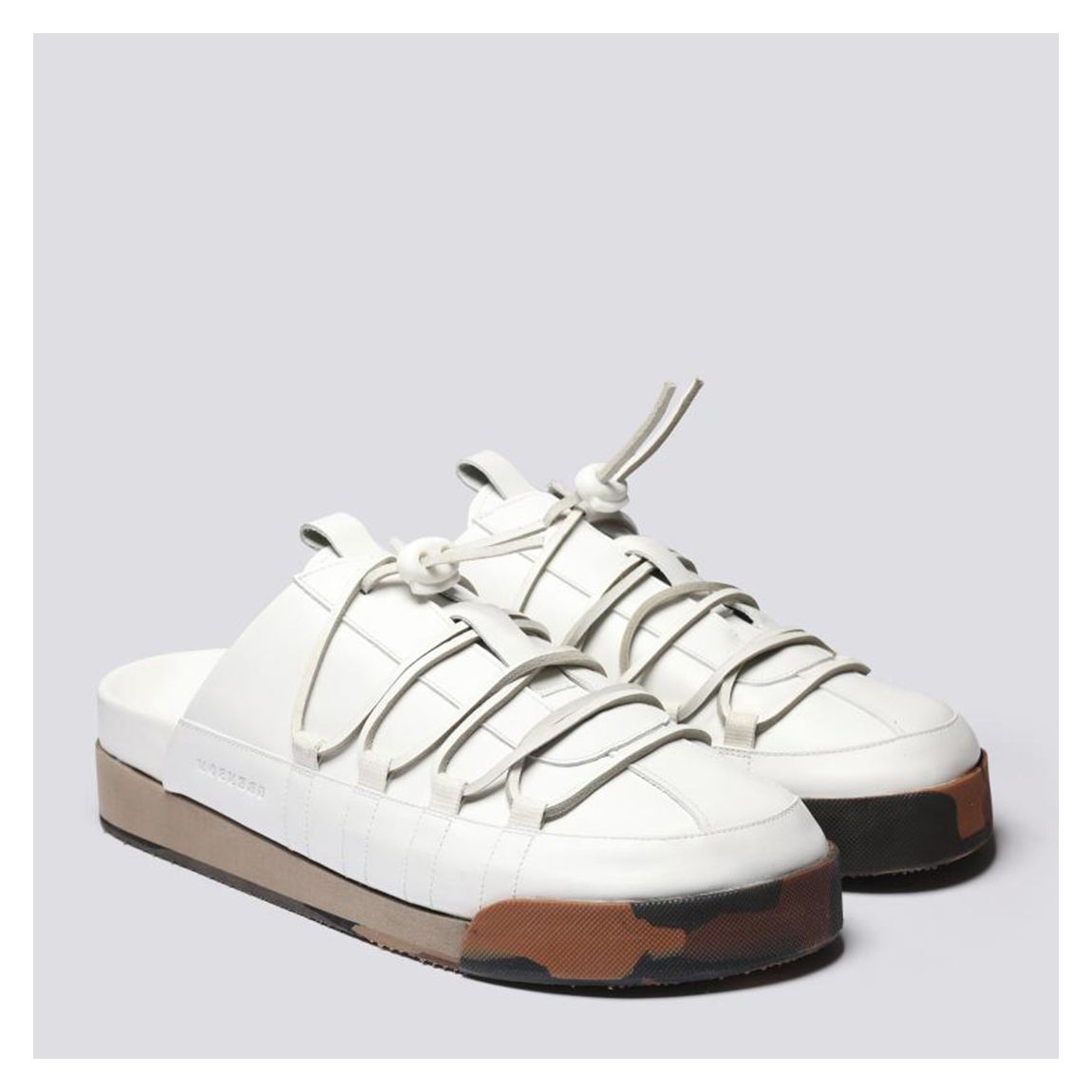 Mens White Sneaker 75 Calf Slide main product photo