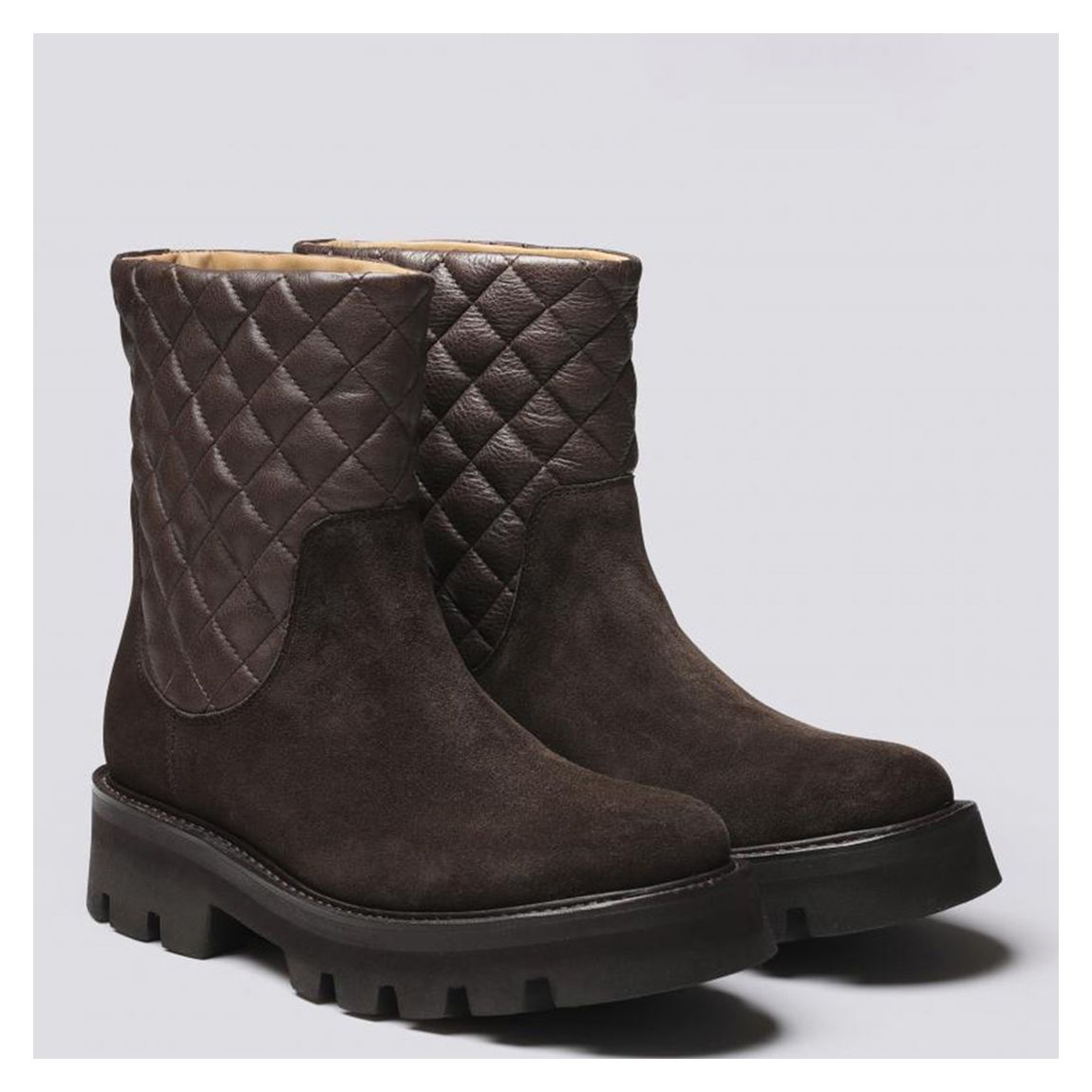 Ladies Brown Buffy Nappa Pull On Boot main product photo
