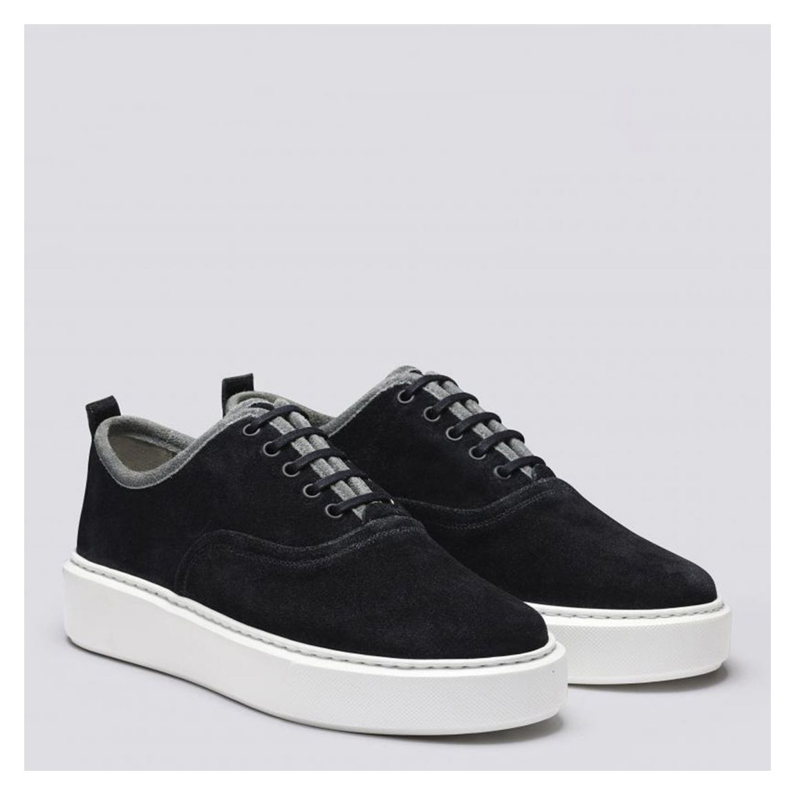 Ladies Navy Sneaker 55 Eco Suede Oxford main product photo