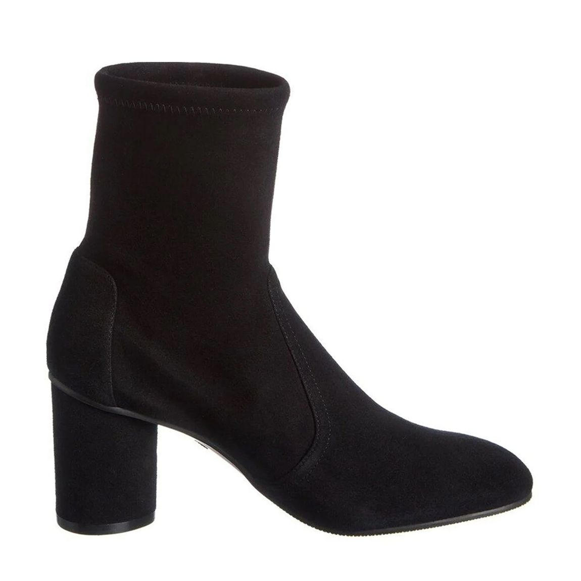 Black Suede Margot 75 Heeled Ankle Boot main product photo