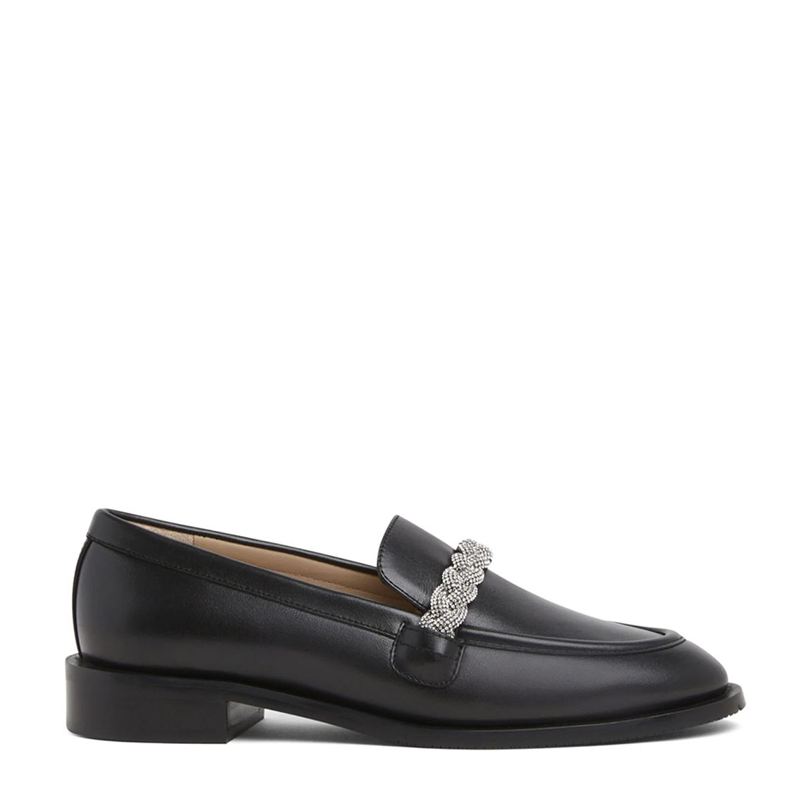 Black Leather Palmer Hi Shine Loafer main product photo