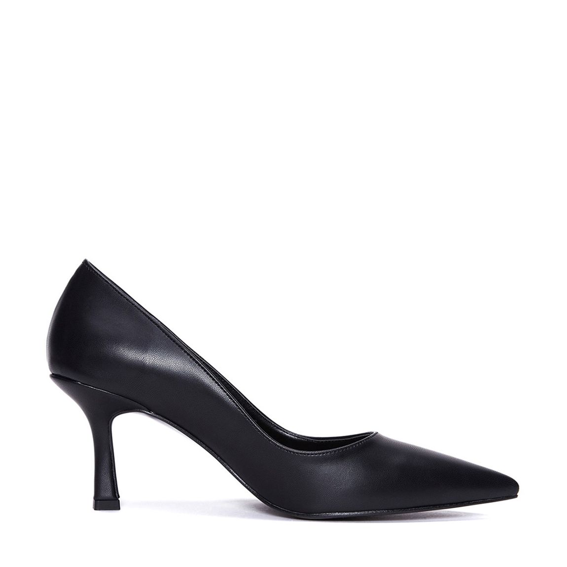 Black Pointed Toe Court Shoes main product photo