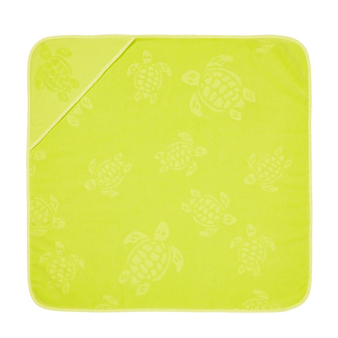 Lime Green Hooded Beach Towel main product photo