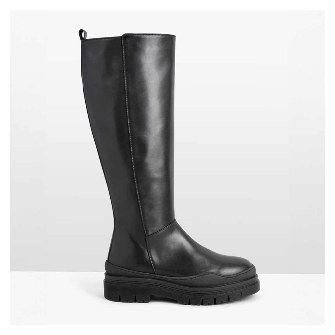 Black Regent Leather Boots main product photo