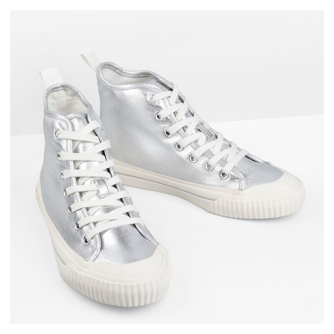 Silver Skye Hi Top Trainers main product photo
