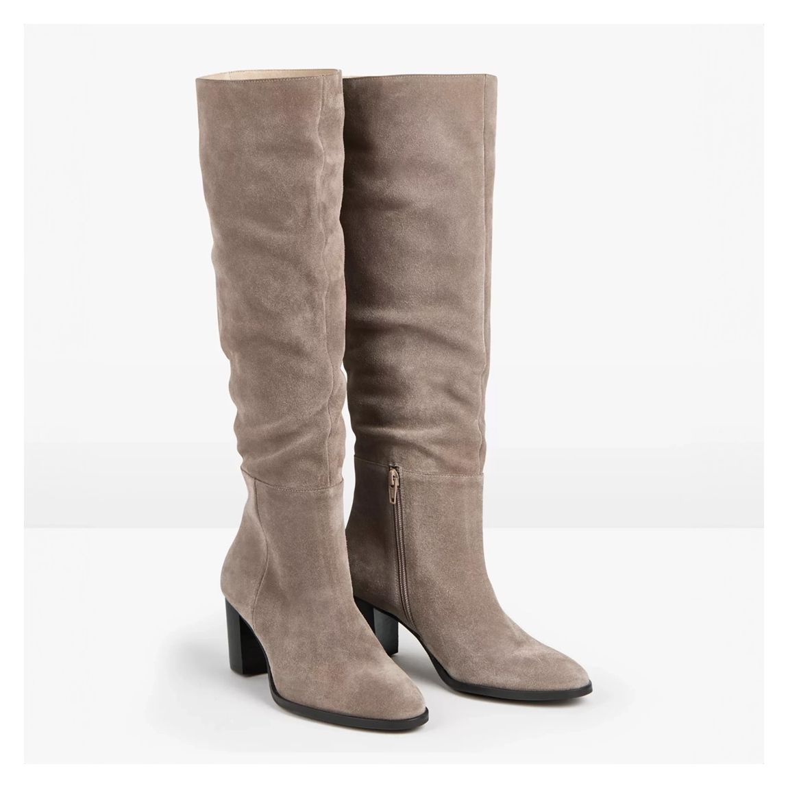 Grey Draper Suede Boots main product photo