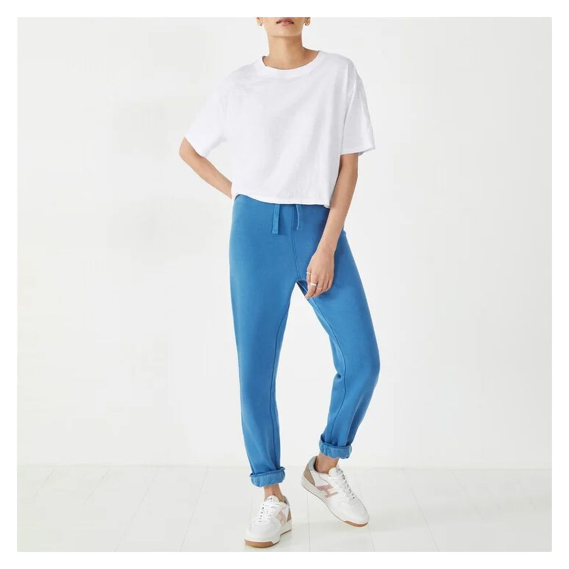 Blue Lindsay Washed Joggers main product photo