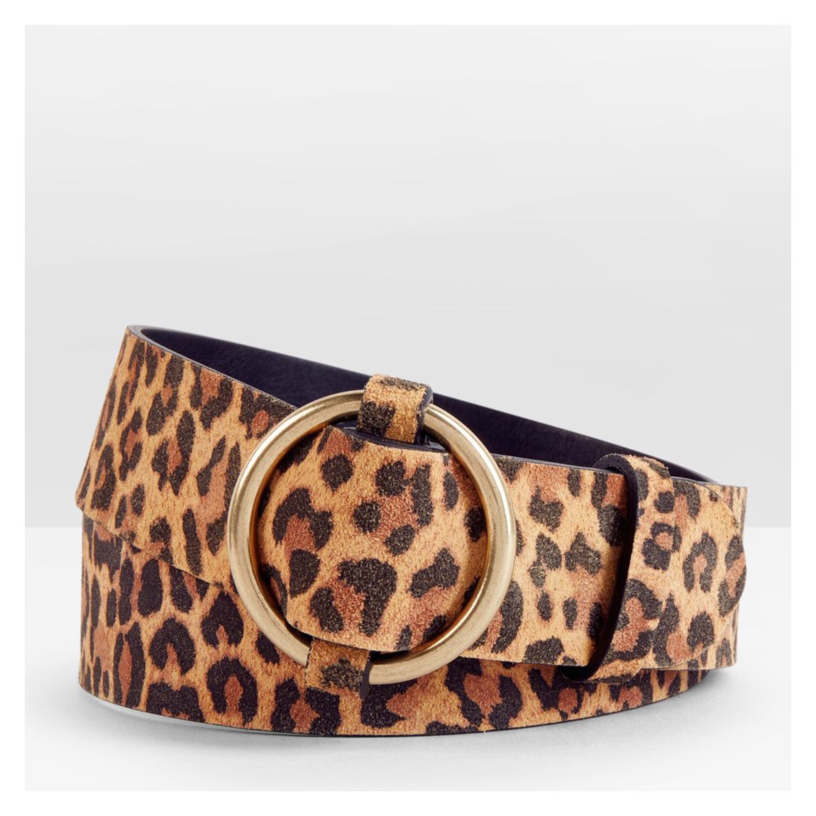 Leopard Brindisi Leather Belt main product photo