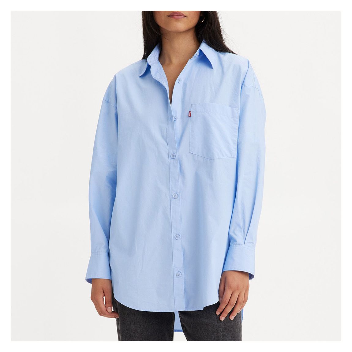 Blue Nola Cotton Shirt main product photo