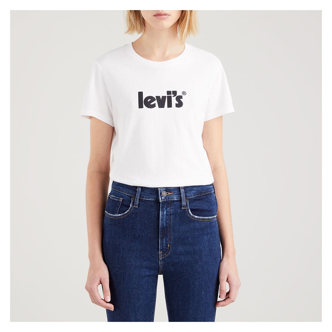 White Perfect Cotton T-Shirt main product photo