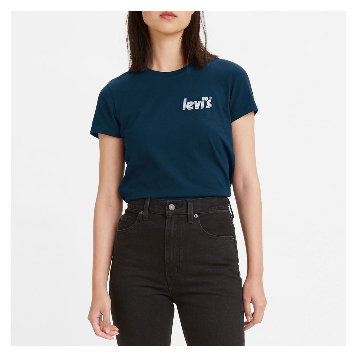 Navy Perfect Cotton T-Shirt main product photo