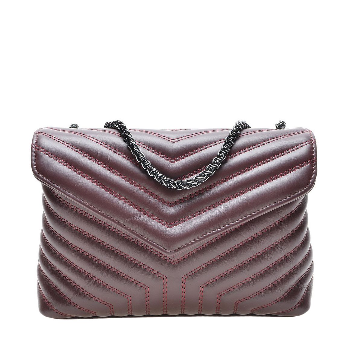 Red Italian Leather Shoulder bag main product photo