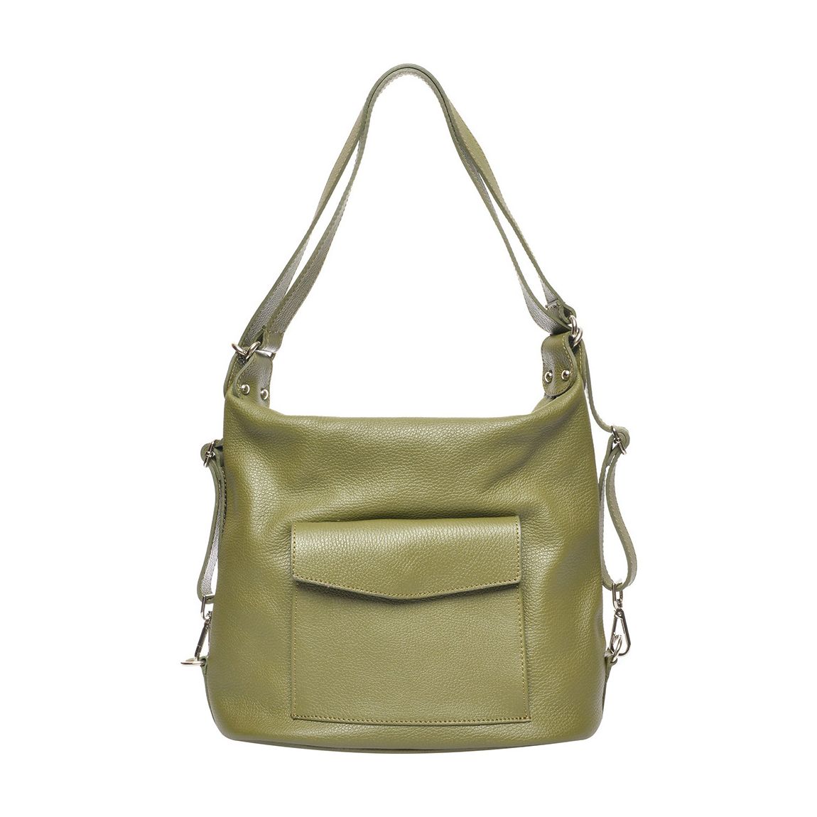 Green Italian Leather Shoulder bag main product photo
