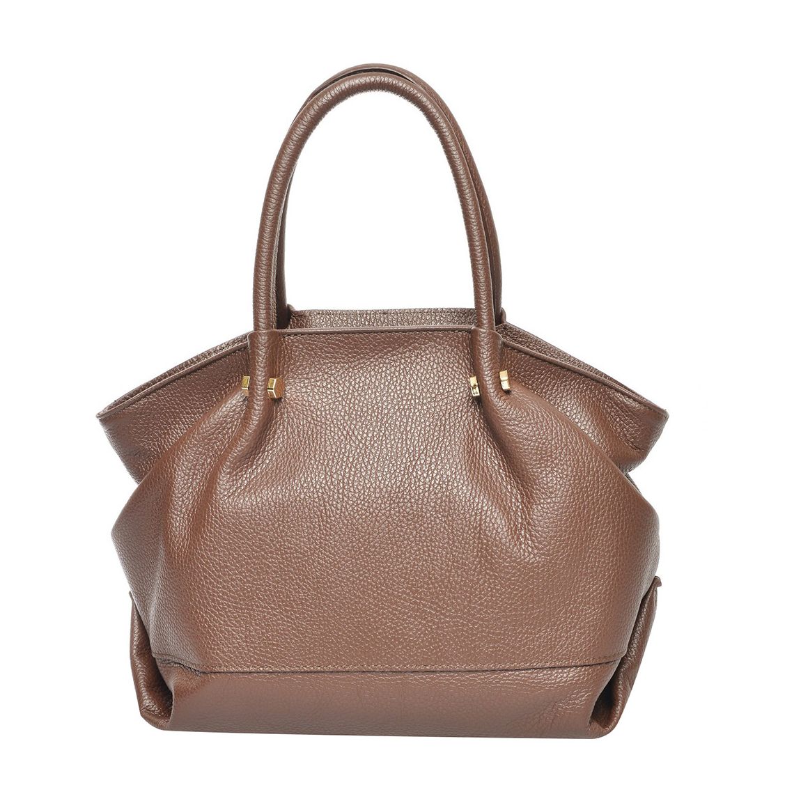 Chocolate Italian Leather Handbag main product photo
