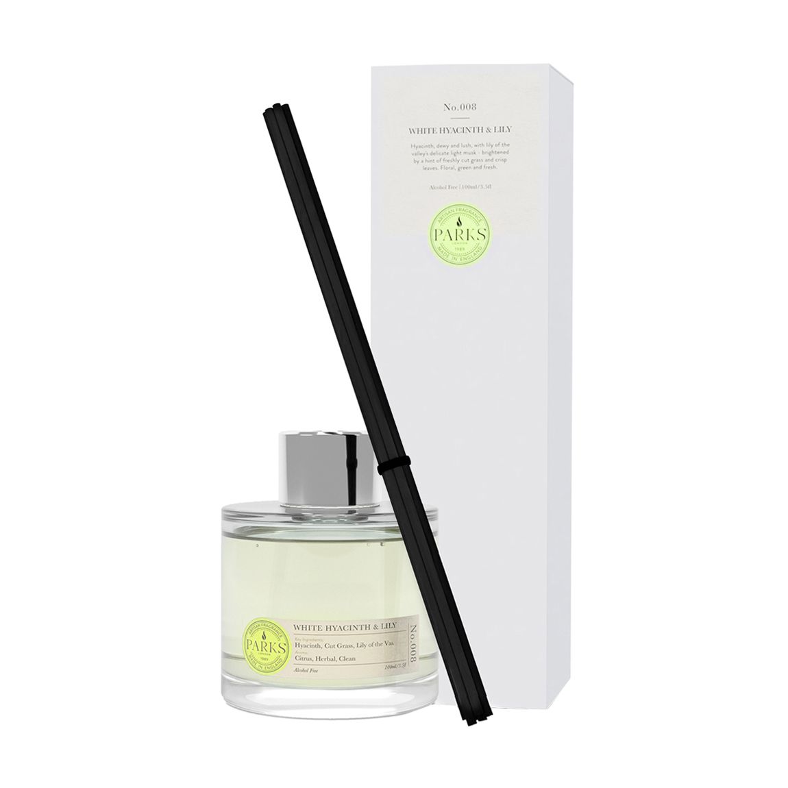 White Hyacinth & Lily Diffuser 100ml - Home main product photo