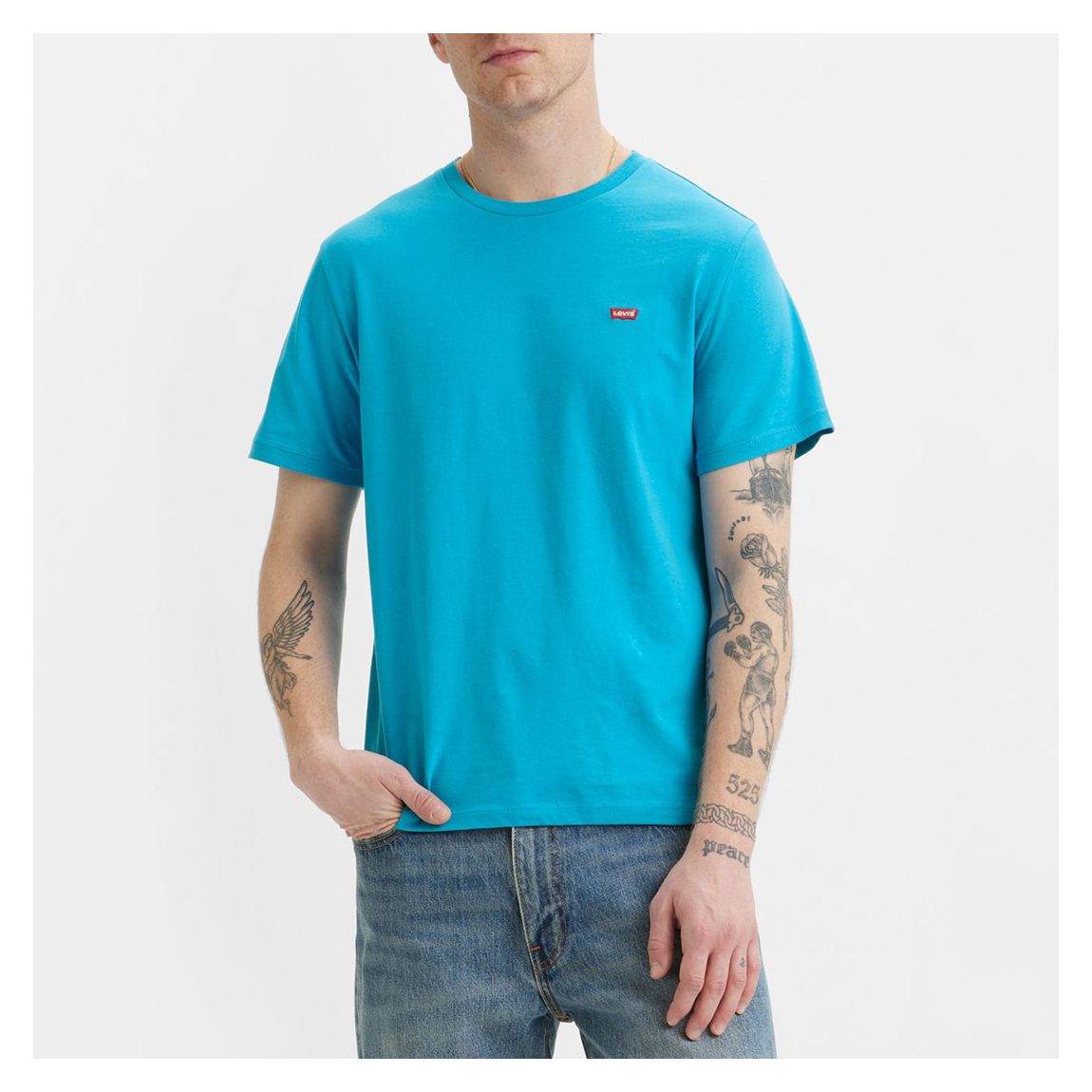 Blue Classic Cotton T-Shirt main product photo