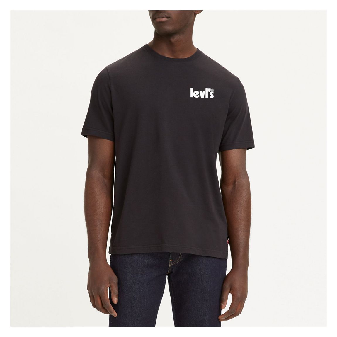 Black Relaxed Fit Cotton T-Shirt main product photo