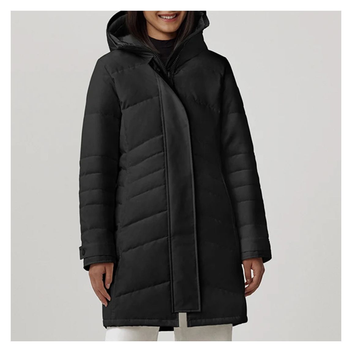 Black Lorette Parka main product photo