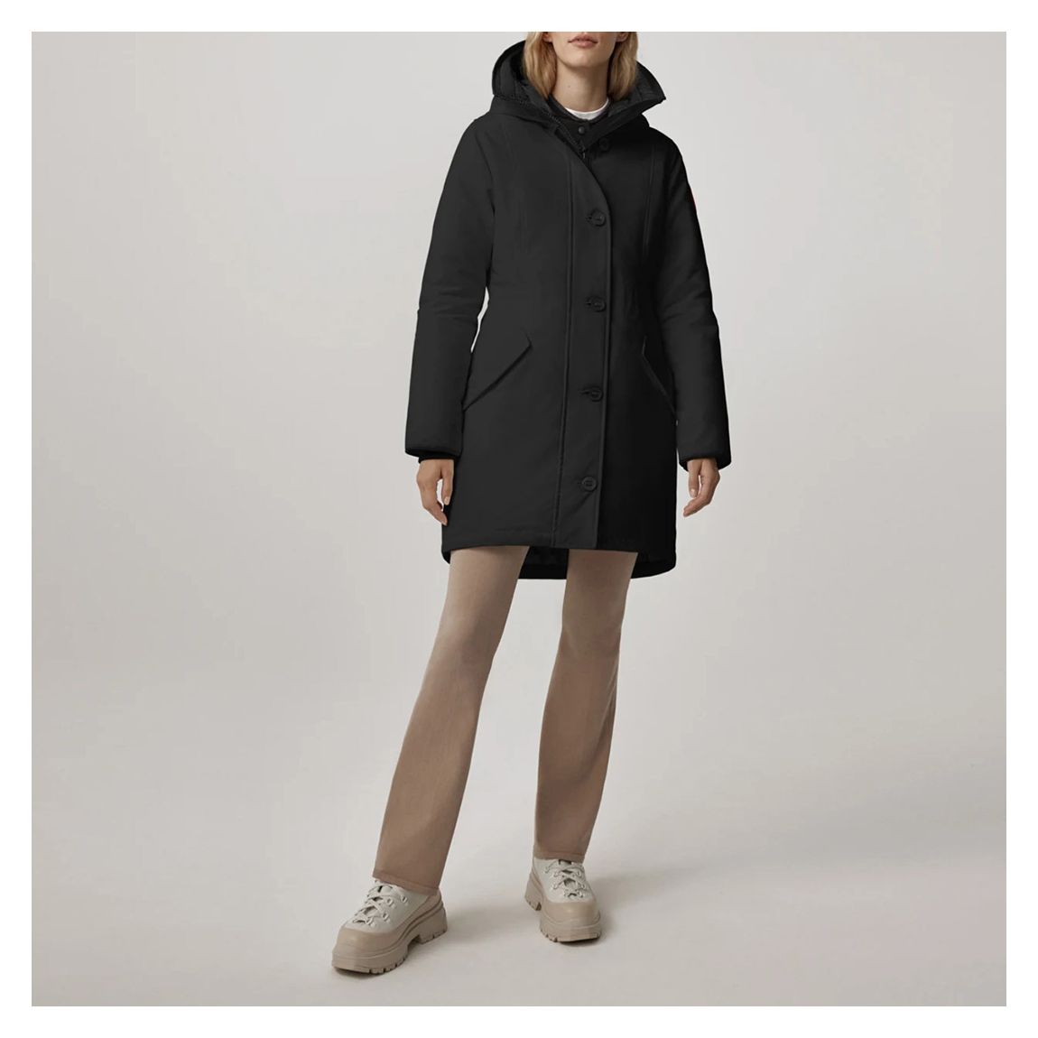 Black Rossclair Parka main product photo