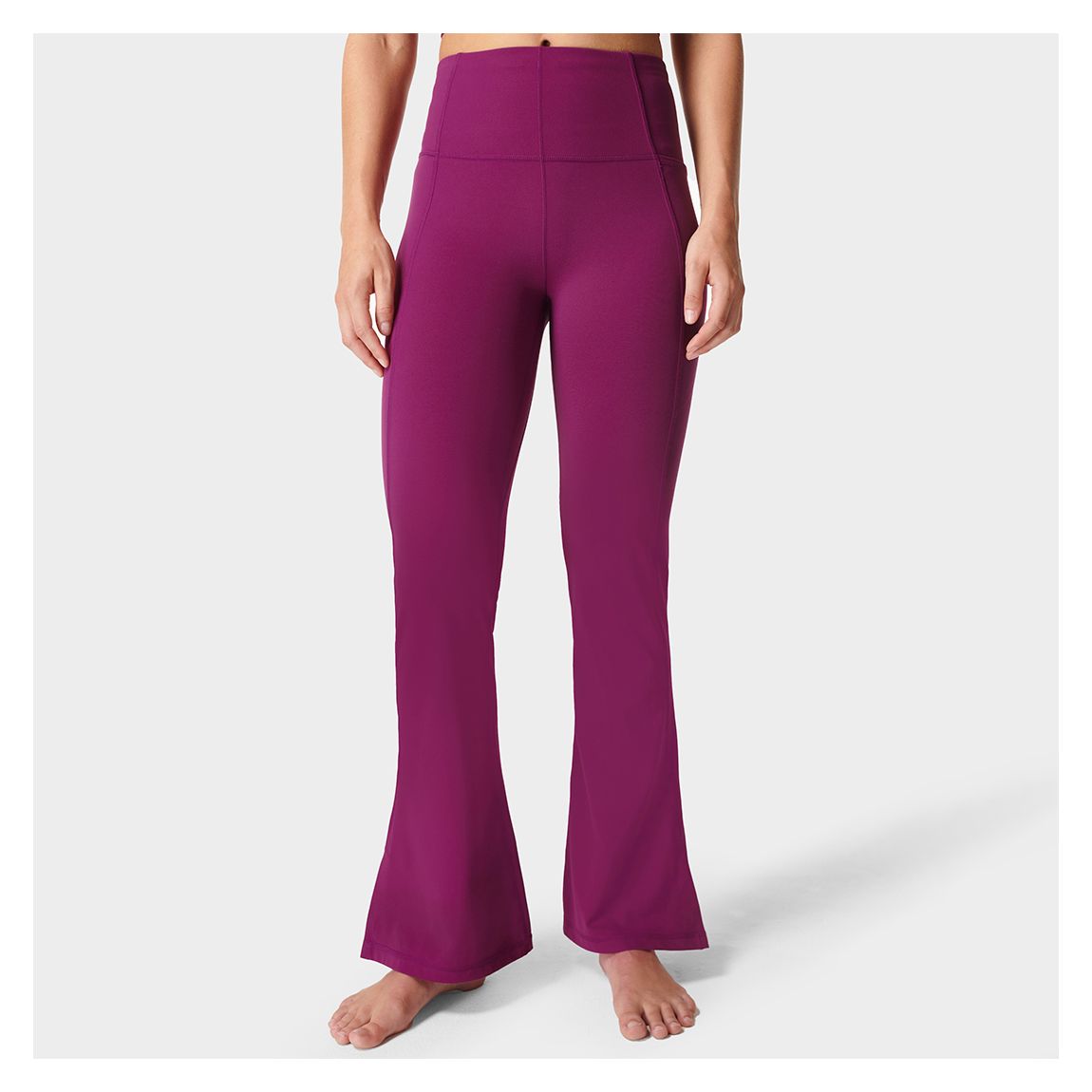 Pink Super Soft Flare 32 Inch Yoga Trousers main product photo