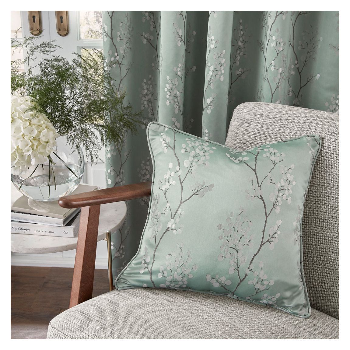 Wilstone 45x45cm Feather Cushion, Spa main product photo