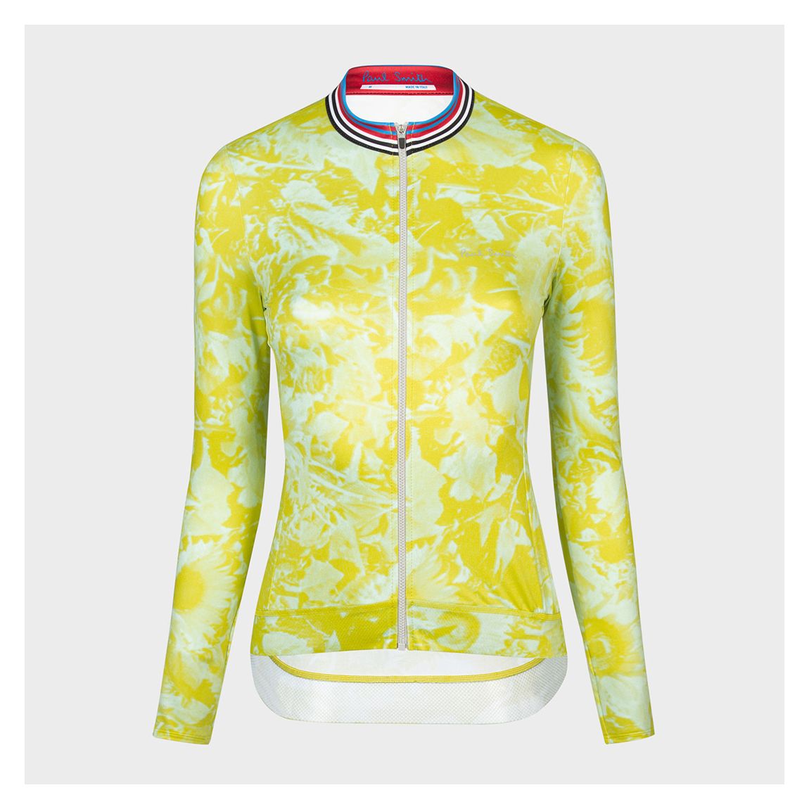 Yellow Long Sleeve Cycle Jersey main product photo