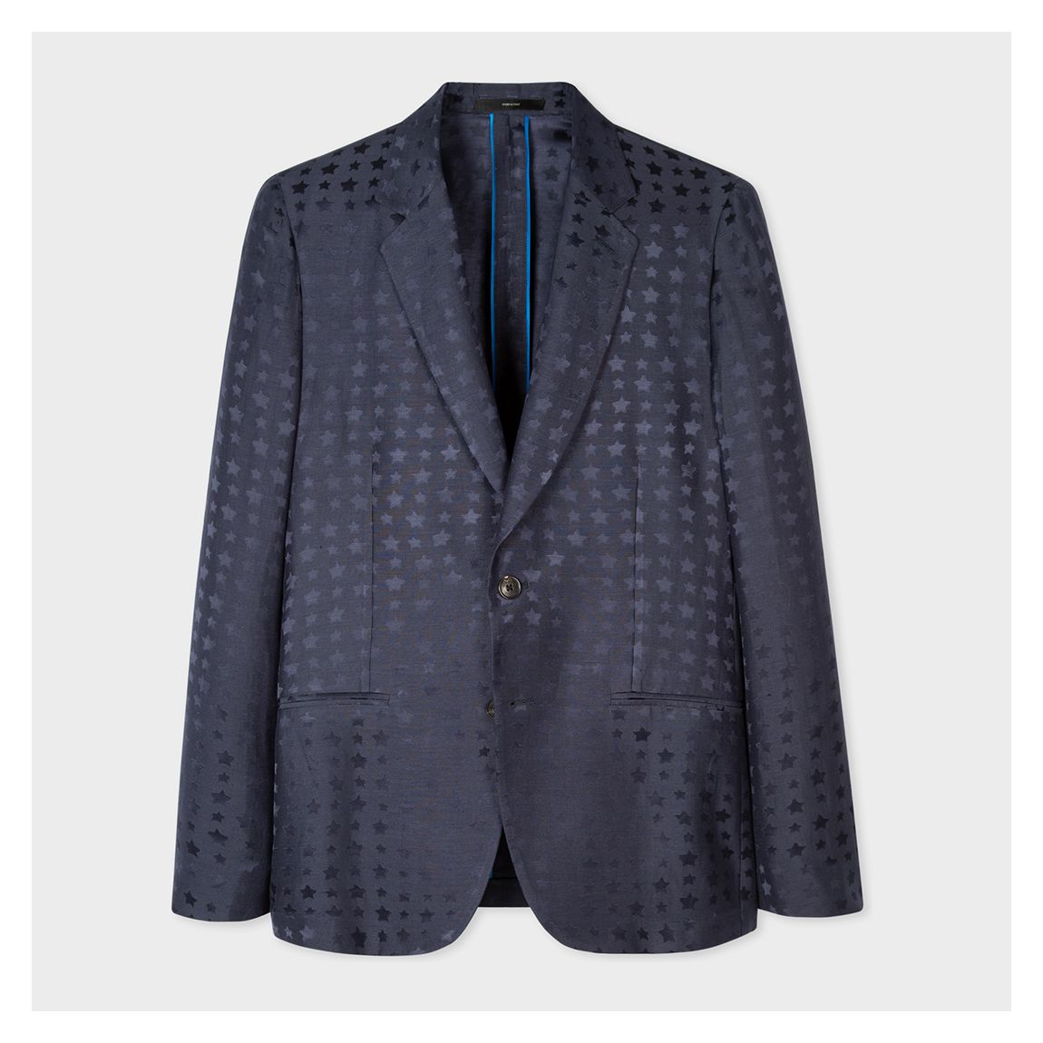 Navy Star Tailored Fit Cotton Blend Blazer main product photo