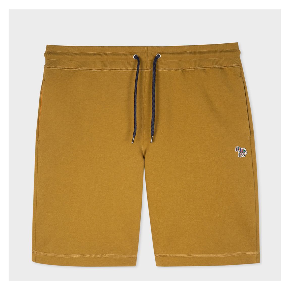 Yellow Drawstring Cotton Shorts main product photo