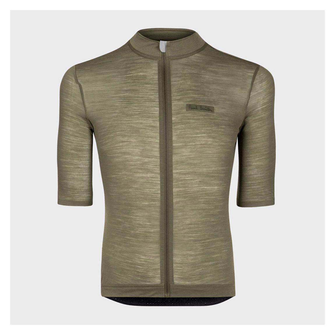 Green Merino Wool Blend Cycling Jersey main product photo