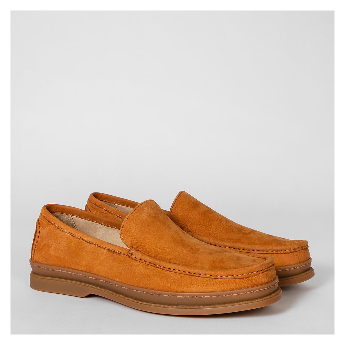 Brown Leather Riddle Shoe main product photo