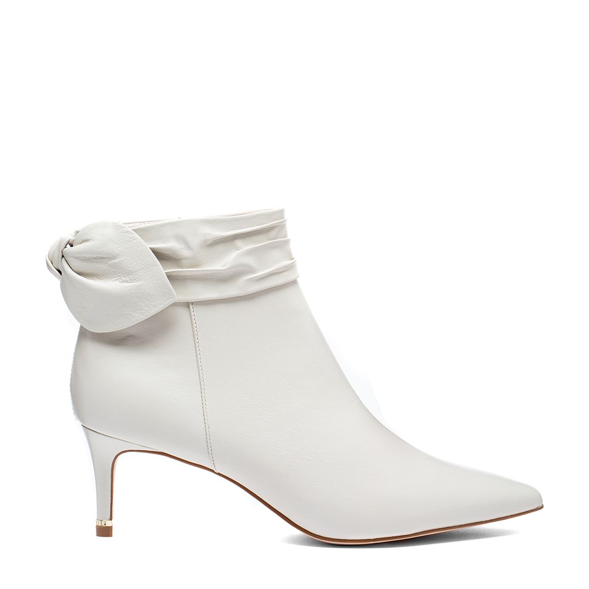 WFB-YONAS-Leather Bow Ankle Boot main product photo