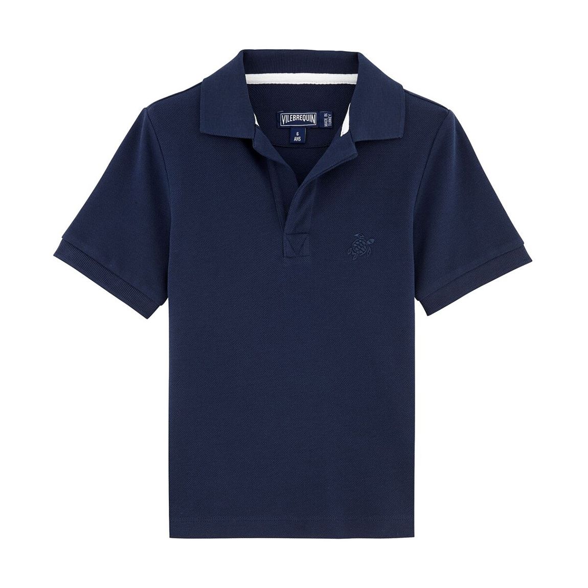 Navy Pantin Cotton Polo Shirt main product photo