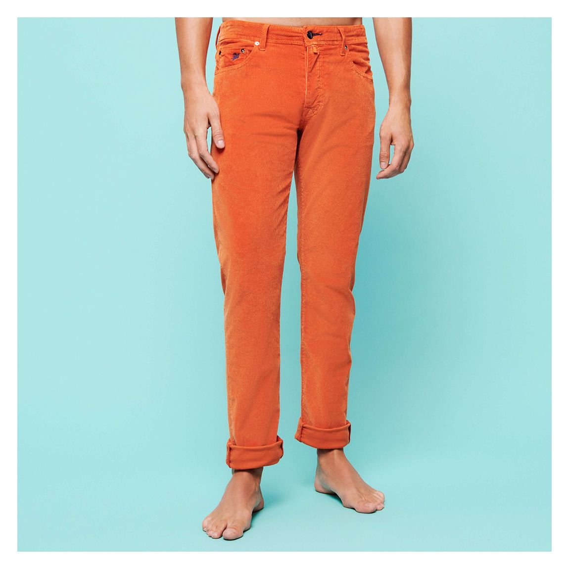 Orange Denim Gbetta Jeans main product photo