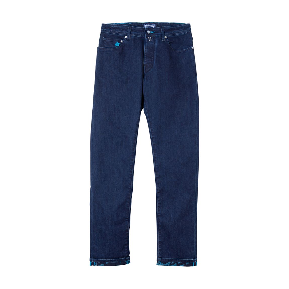 Navy Taillat Denim Trouser main product photo