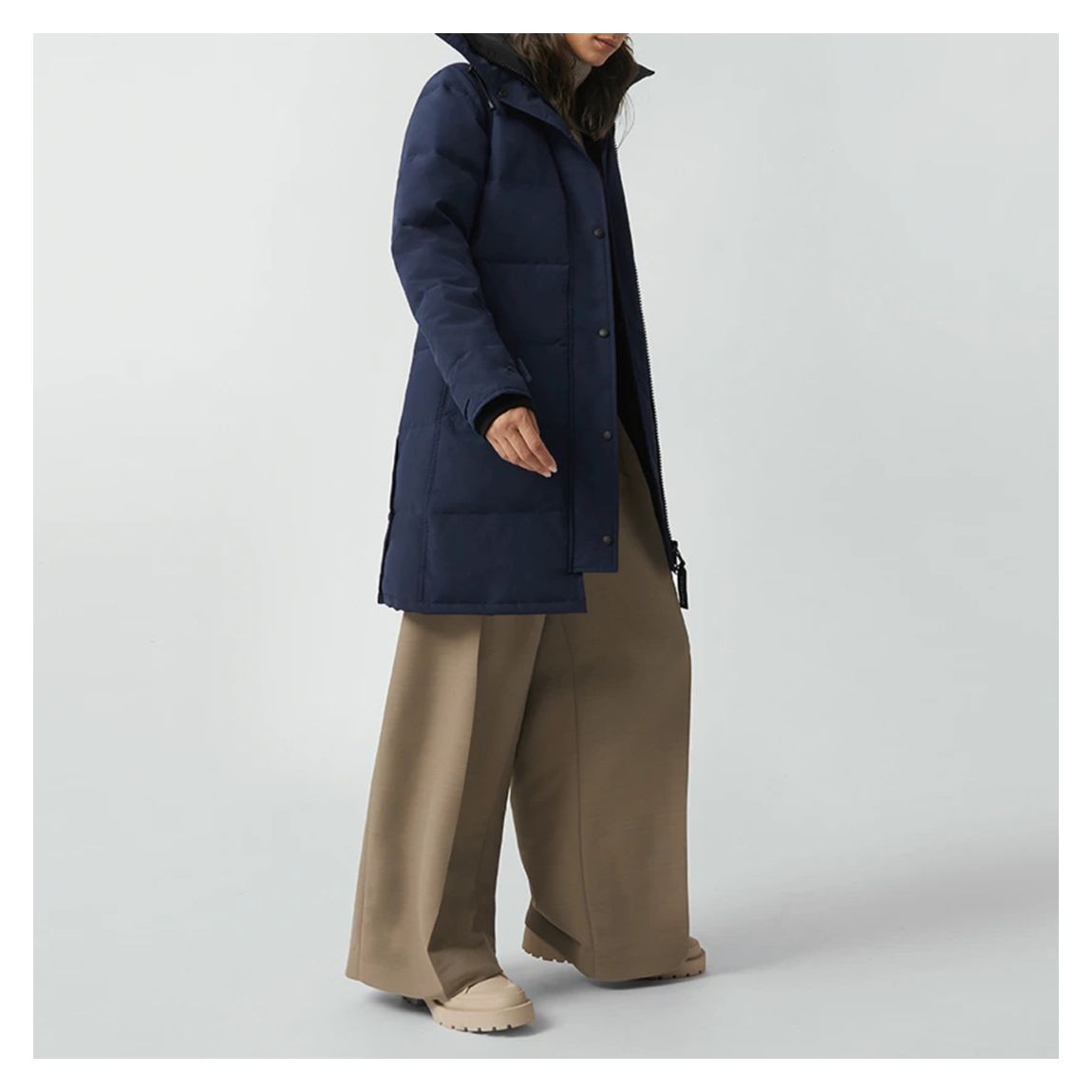 Women's Navy Shelbourne Parka main product photo