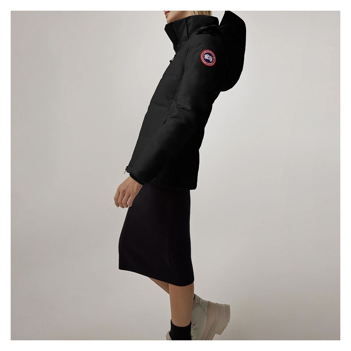 Black Chelsea Parka main product photo