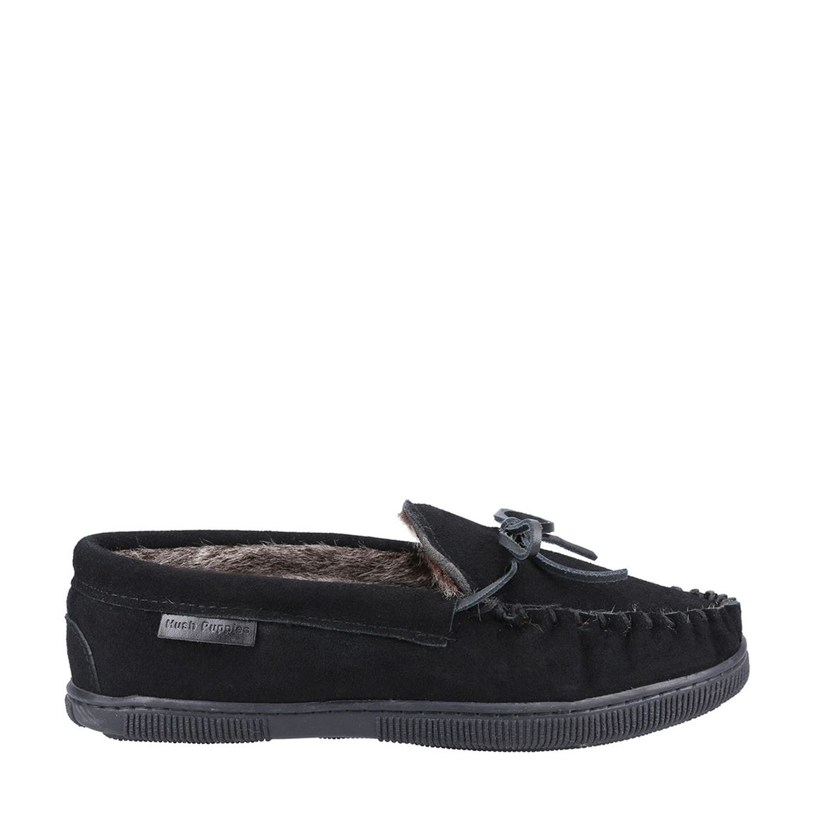 Black Ace Moccasin Slippers main product photo