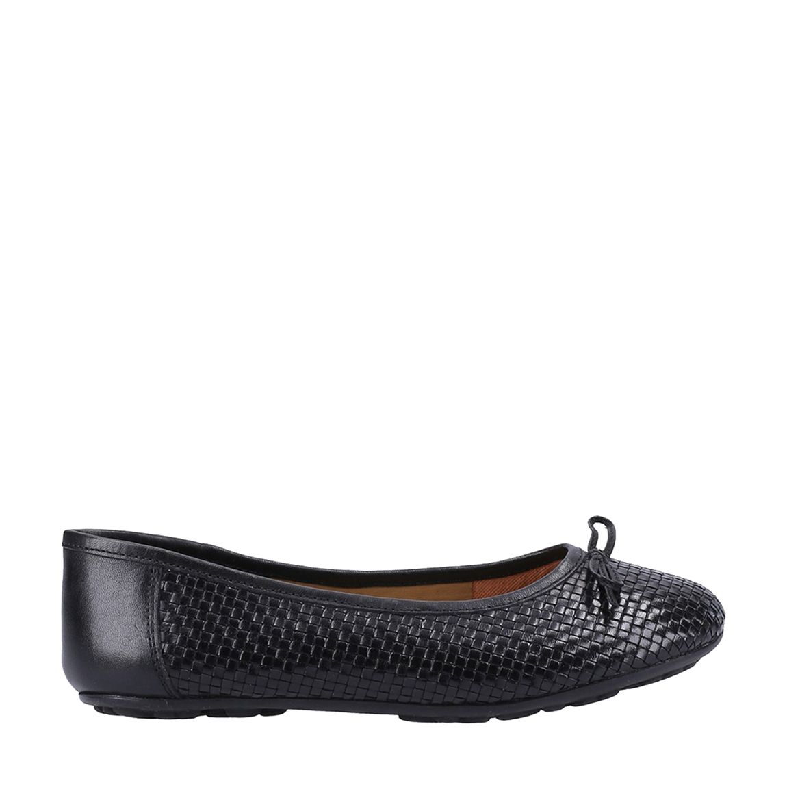 Womens Black Janelle Woven Ballet Pump main product photo