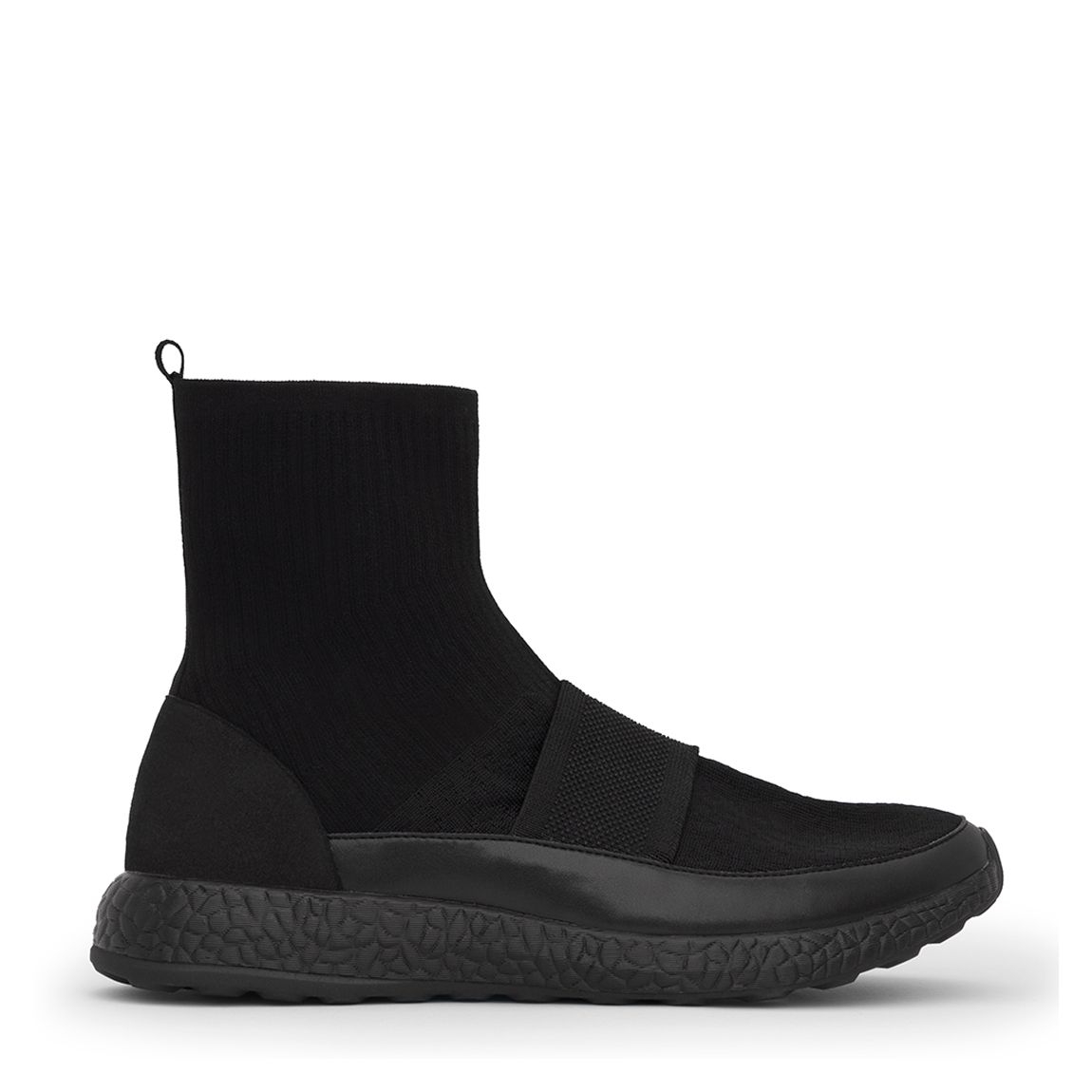 Black Sanford Knit Ankle Boot main product photo