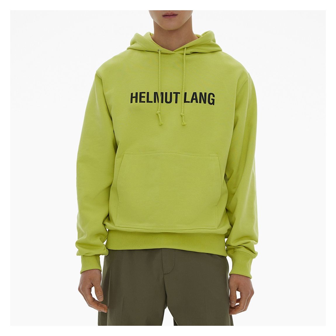 Lime Chest Logo Core Hoodie main product photo