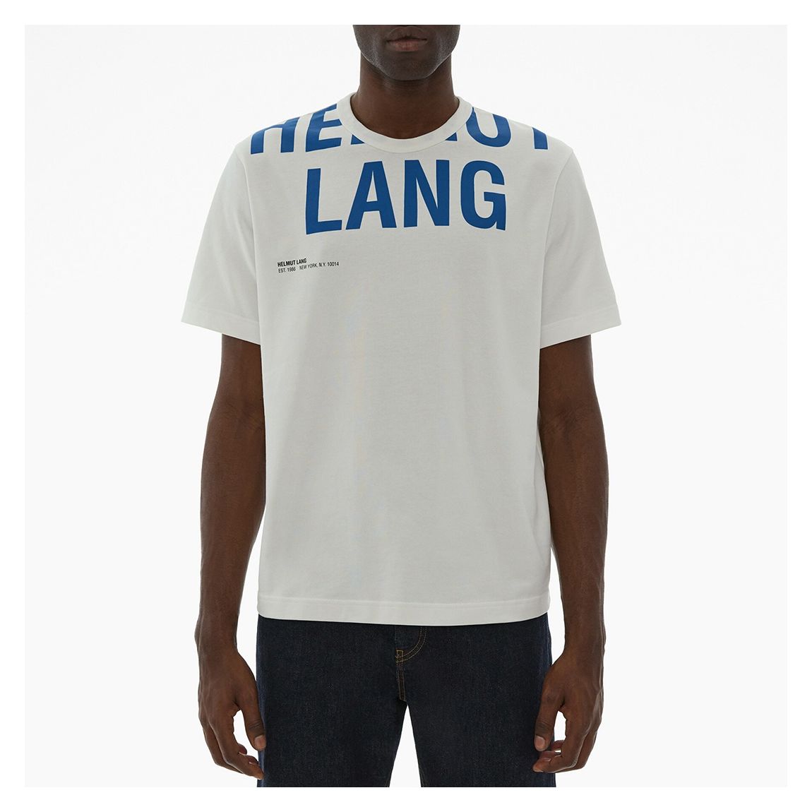 White Cut Off Logo T-Shirt main product photo