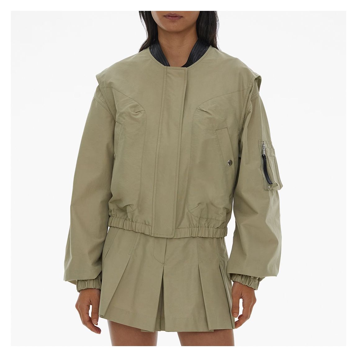 Sage Utility Bomber Jacket main product photo