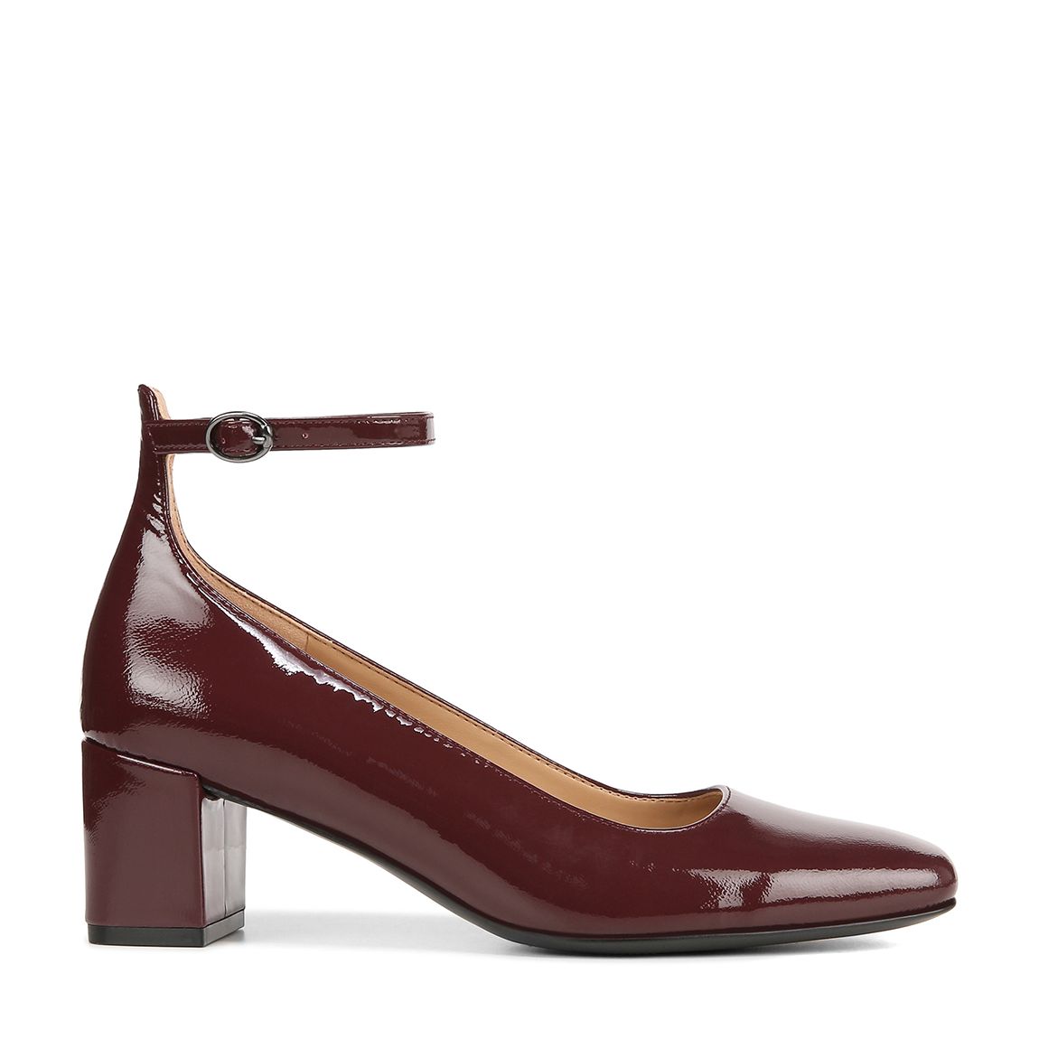 Brown Karina Leather Heeled Pump main product photo