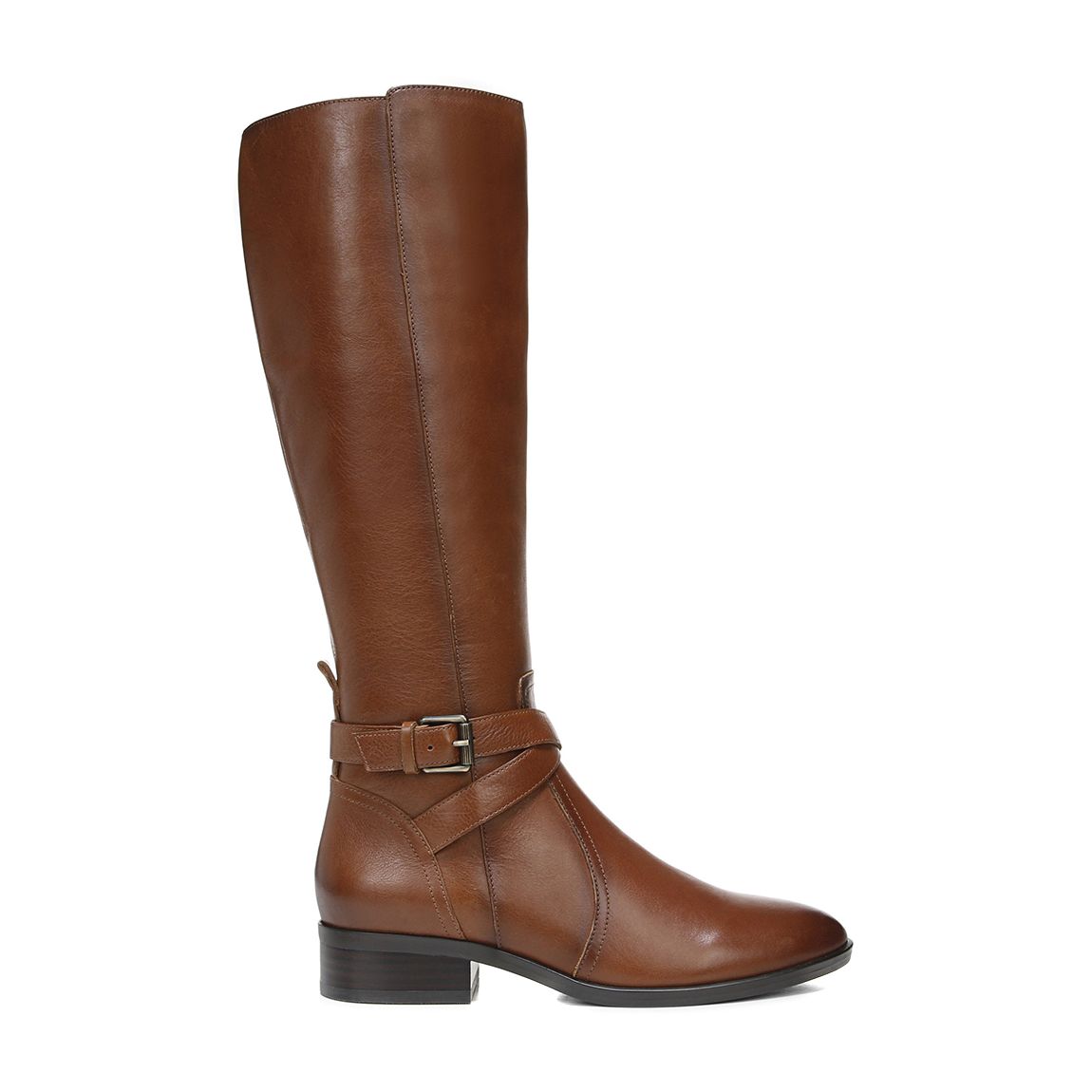 Brown Rena Leather Long Boot main product photo