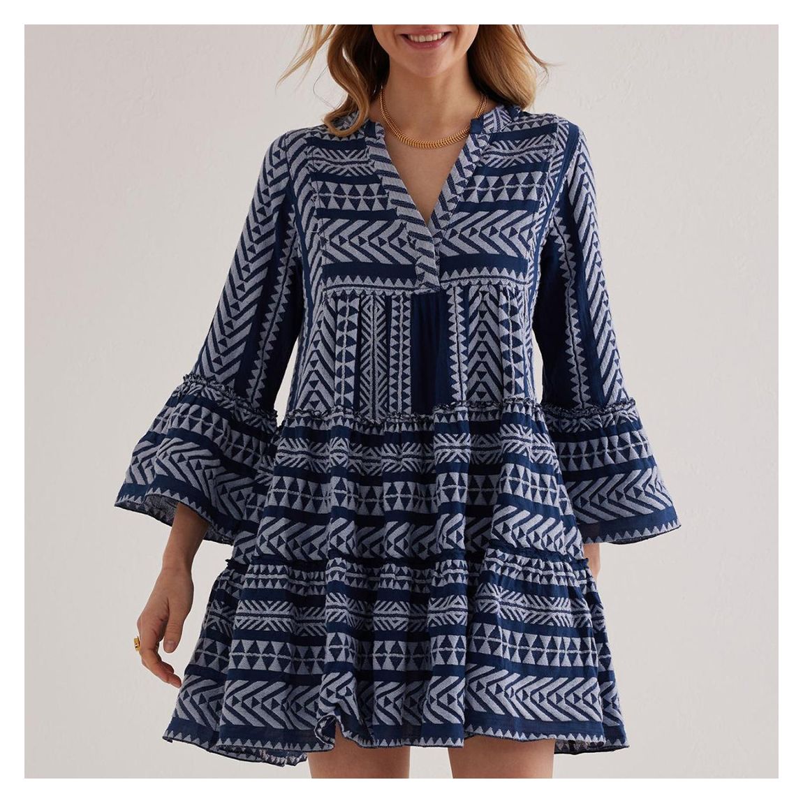 Navy Ella Dress main product photo